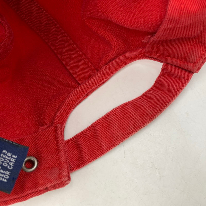【中古品】【メンズ/レディース】 OLD GAP オールド ギャップ G LOGO CAP ロゴ キャップ 帽子 185-260818-ya-14-izu サイズ：S/M カラー：レッド 万代Net店