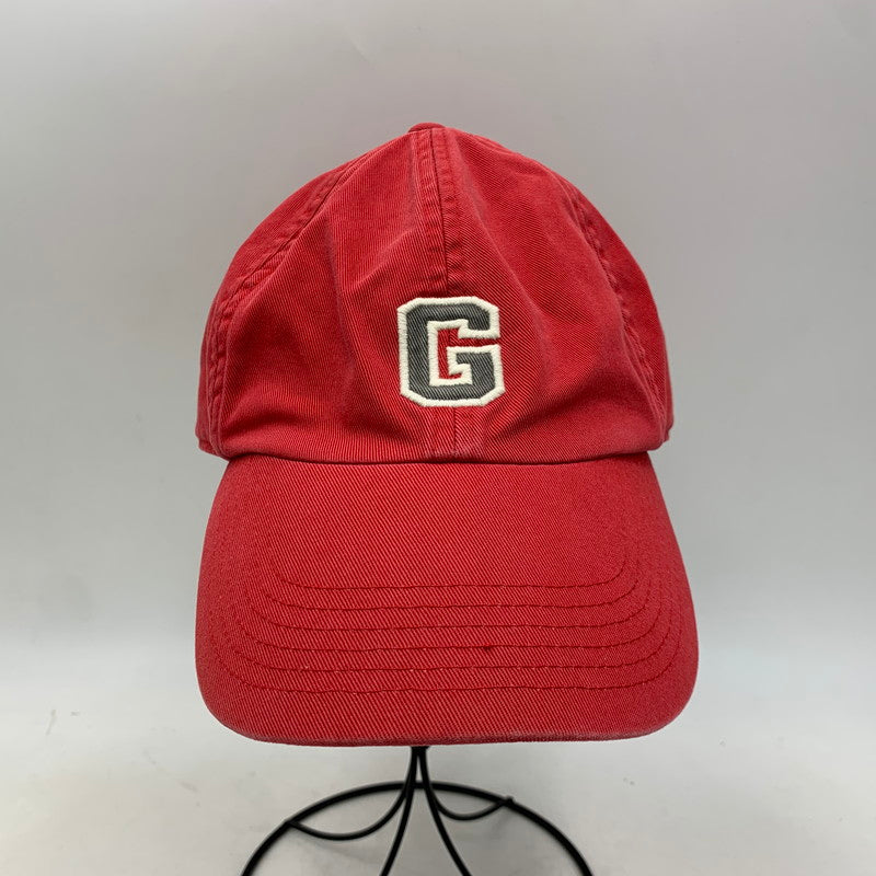 【中古品】【メンズ/レディース】 OLD GAP オールド ギャップ G LOGO CAP ロゴ キャップ 帽子 185-260818-ya-14-izu サイズ：S/M カラー：レッド 万代Net店