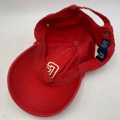 【中古品】【メンズ/レディース】 OLD GAP オールド ギャップ G LOGO CAP ロゴ キャップ 帽子 185-260818-ya-14-izu サイズ：S/M カラー：レッド 万代Net店