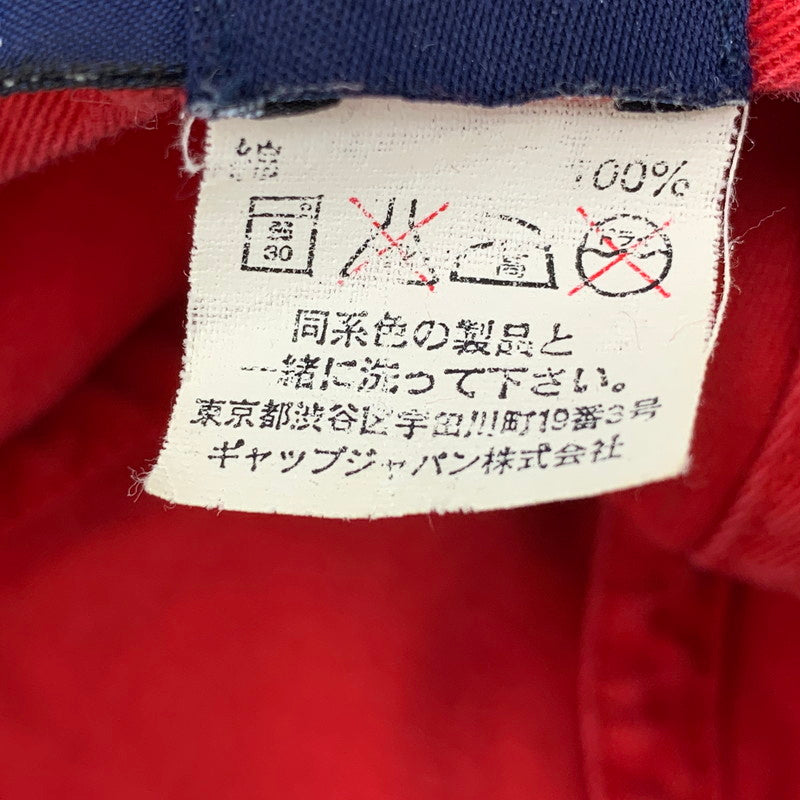 【中古品】【メンズ/レディース】 OLD GAP オールド ギャップ G LOGO CAP ロゴ キャップ 帽子 185-260818-ya-14-izu サイズ：S/M カラー：レッド 万代Net店