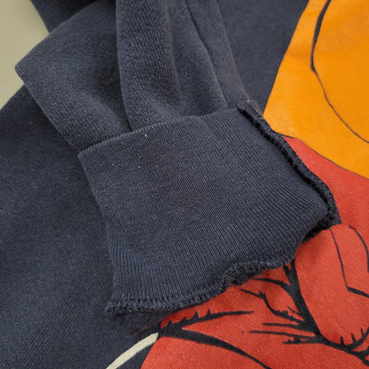 【中古品】【メンズ】 FRUIT OF THE LOOM フルーツオブザルーム USA製 FREEZE NEW YORK GRAPHIC SWEATSHIRT フリーズ ニューヨーク グラフィック スウェットシャツ トップス 146-260815-kh-06-izu サイズ：L カラー：ネイビー 万代Net店