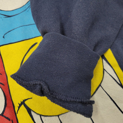【中古品】【メンズ】 FRUIT OF THE LOOM フルーツオブザルーム USA製 FREEZE NEW YORK GRAPHIC SWEATSHIRT フリーズ ニューヨーク グラフィック スウェットシャツ トップス 146-260815-kh-06-izu サイズ：L カラー：ネイビー 万代Net店