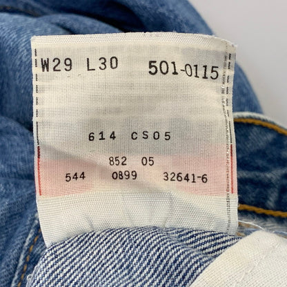 【中古品】【メンズ】 Levi's リーバイス 501 DENIM PANTS 501-0115 デニムパンツ ジーンズ USA製 157-260818-as-23-izu サイズ：29×30 カラー：インディゴ 万代Net店