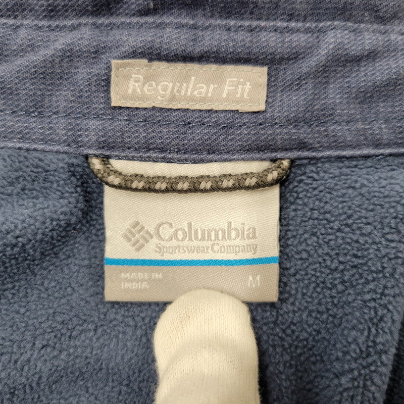【中古品】【メンズ】 COLUMBIA コロンビア AM0458 FLEECE LINER WORK JACKET フリース ライナー ワーク ジャケット アウター 144-260816-kh-03-izu サイズ：M カラー：ブルー 万代Net店