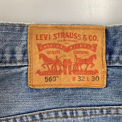 【中古品】【メンズ】 Levi's リーバイス 569 DENIM PANTS 00569-1271 デニムパンツ ジーンズ 刻印3440 158-260818-as-22-izu サイズ：32×30 カラー：インディゴ 万代Net店
