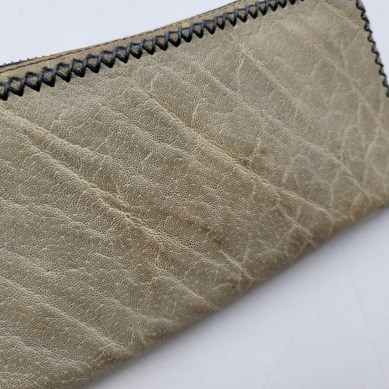 【中古品】【メンズ/レディース】 FUNNY ファニー STALLION ROUND ZIP WALLET スタリオン ラウンドジップウォレット 長財布 200-260808-as-06-izu カラー：ベージュ系 万代Net店
