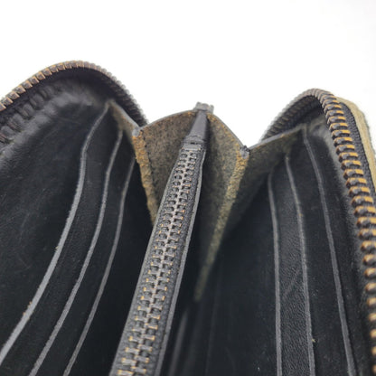 【中古品】【メンズ/レディース】 FUNNY ファニー STALLION ROUND ZIP WALLET スタリオン ラウンドジップウォレット 長財布 200-260808-as-06-izu カラー：ベージュ系 万代Net店