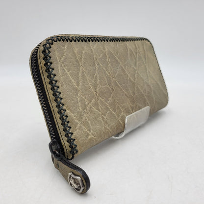 【中古品】【メンズ/レディース】 FUNNY ファニー STALLION ROUND ZIP WALLET スタリオン ラウンドジップウォレット 長財布 200-260808-as-06-izu カラー：ベージュ系 万代Net店