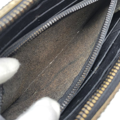 【中古品】【メンズ/レディース】 FUNNY ファニー STALLION ROUND ZIP WALLET スタリオン ラウンドジップウォレット 長財布 200-260808-as-06-izu カラー：ベージュ系 万代Net店