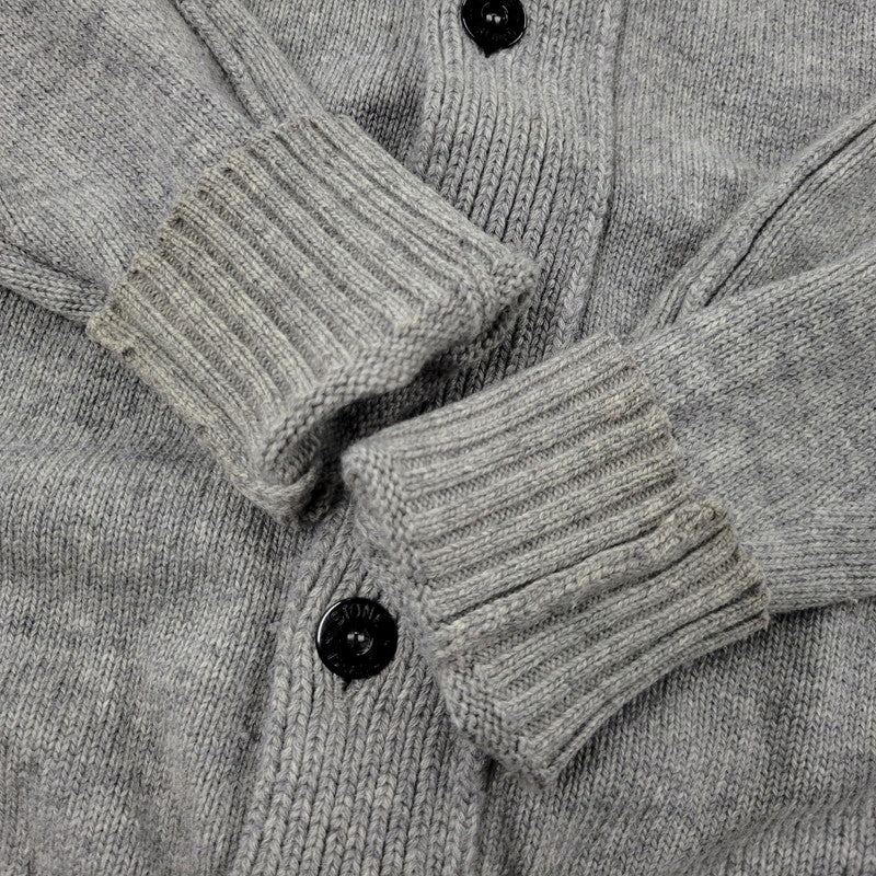 【中古品】【メンズ】 STONE ISLAND ストーンアイランド STANDCOLLAR CARDIGAN 611550LA3 スタンドカラーカーディガン 141-260808-as-01-izu サイズ：M カラー：グレー 万代Net店