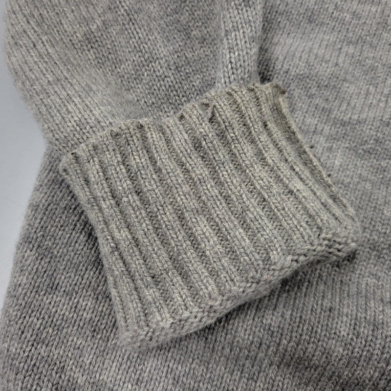 【中古品】【メンズ】 STONE ISLAND ストーンアイランド STANDCOLLAR CARDIGAN 611550LA3 スタンドカラーカーディガン 141-260808-as-01-izu サイズ：M カラー：グレー 万代Net店