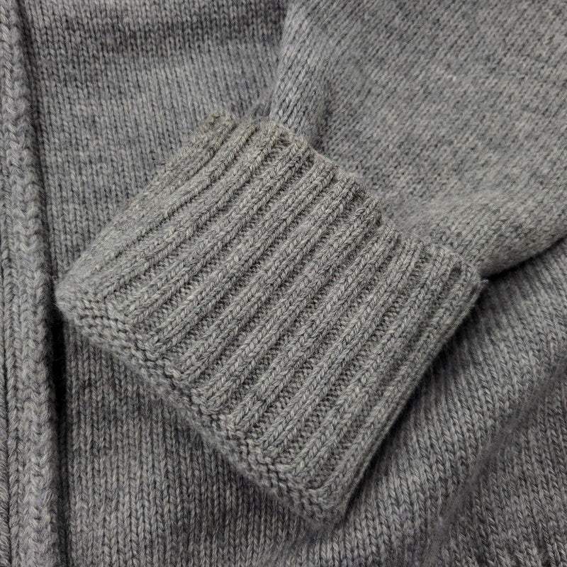 【中古品】【メンズ】 STONE ISLAND ストーンアイランド STANDCOLLAR CARDIGAN 611550LA3 スタンドカラーカーディガン 141-260808-as-01-izu サイズ：M カラー：グレー 万代Net店