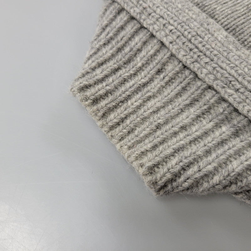 【中古品】【メンズ】 STONE ISLAND ストーンアイランド STANDCOLLAR CARDIGAN 611550LA3 スタンドカラーカーディガン 141-260808-as-01-izu サイズ：M カラー：グレー 万代Net店