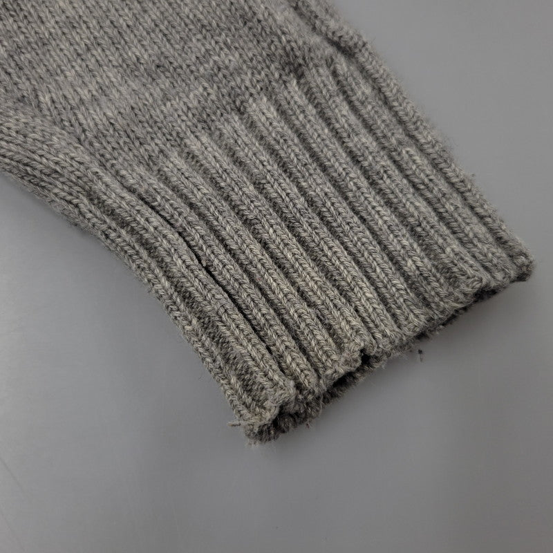 【中古品】【メンズ】 STONE ISLAND ストーンアイランド STANDCOLLAR CARDIGAN 611550LA3 スタンドカラーカーディガン 141-260808-as-01-izu サイズ：M カラー：グレー 万代Net店