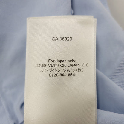 【中古品】【メンズ】 LOUIS VUITTON ルイ・ヴィトン RM262MM 805 HVS19W モノグラム ブークレ オープンカラー ショートスリーブシャツ 半袖 141-260809-as-13-izu サイズ：XL カラー：ブルー 万代Net店