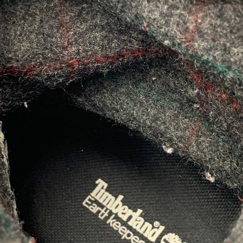【中古品】【メンズ/レディース】 TIMBERLAND ティンバーランド×WOOLRICH ウールリッチ 6751R EARTHKEEPERS LEATHER BOOTS アースキーパーズ レザー ブーツ シューズ 靴 164-260818-ya-12-izu サイズ：26cm カラー：ブラウン 万代Net店