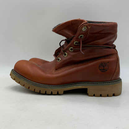 【中古品】【メンズ/レディース】 TIMBERLAND ティンバーランド×WOOLRICH ウールリッチ 6751R EARTHKEEPERS LEATHER BOOTS アースキーパーズ レザー ブーツ シューズ 靴 164-260818-ya-12-izu サイズ：26cm カラー：ブラウン 万代Net店