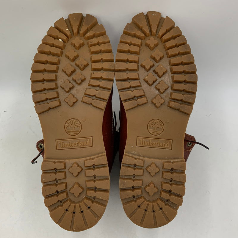 【中古品】【メンズ/レディース】 TIMBERLAND ティンバーランド×WOOLRICH ウールリッチ 6751R EARTHKEEPERS LEATHER BOOTS アースキーパーズ レザー ブーツ シューズ 靴 164-260818-ya-12-izu サイズ：26cm カラー：ブラウン 万代Net店