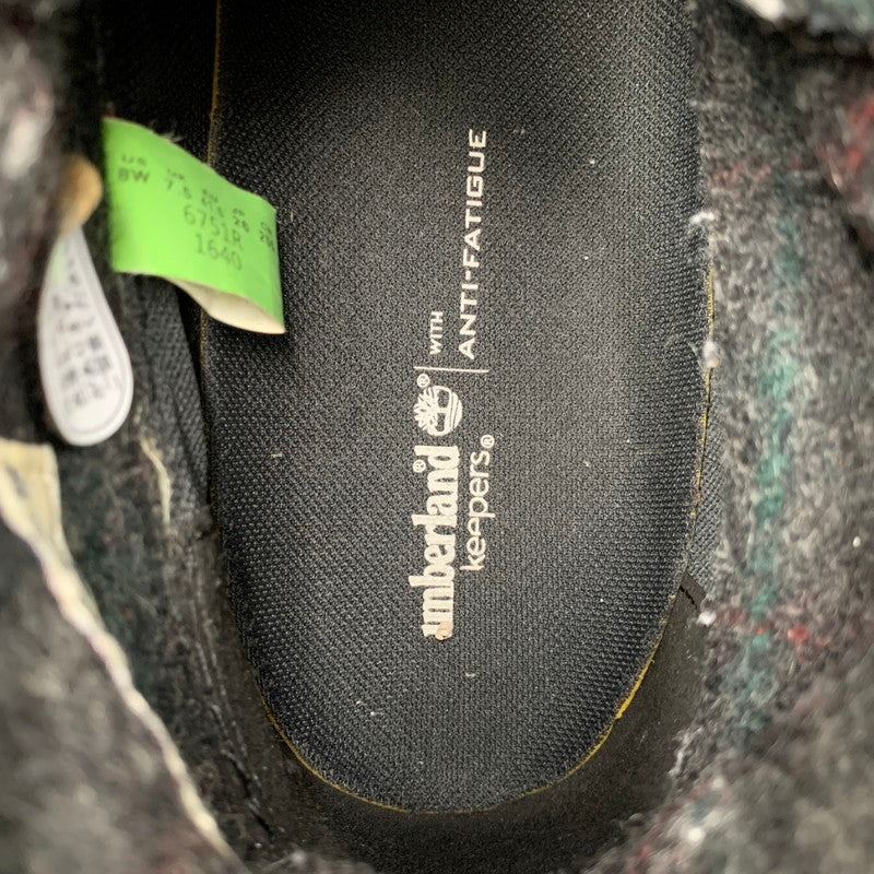 【中古品】【メンズ/レディース】 TIMBERLAND ティンバーランド×WOOLRICH ウールリッチ 6751R EARTHKEEPERS LEATHER BOOTS アースキーパーズ レザー ブーツ シューズ 靴 164-260818-ya-12-izu サイズ：26cm カラー：ブラウン 万代Net店