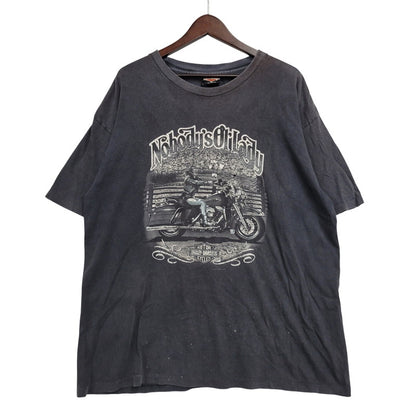 【現状渡し品】【メンズ】 HARLEY DAVIDSON ハーレーダビッドソン USA製 両シングル NOBODY'S OL' LADY SS TEE ショートスリーブ Tシャツ トップス 146-260815-kh-02-izu サイズ：XL カラー：ブラック系 万代Net店