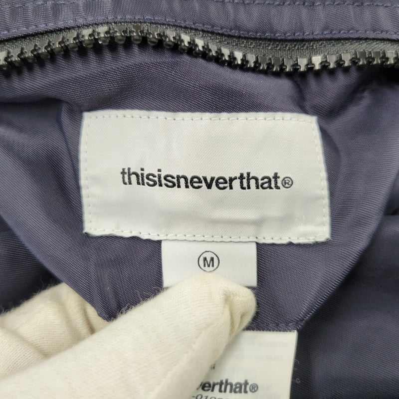 【中古品】【メンズ】 THISISNEVERTHAT ディスイズネバーザット REVERSIBLE BOMBER JACKET TN253WOWHS11 リバーシブル ボンバージャケット 142-260808-as-02-izu サイズ：M カラー：レッド系/ネイビー 万代Net店