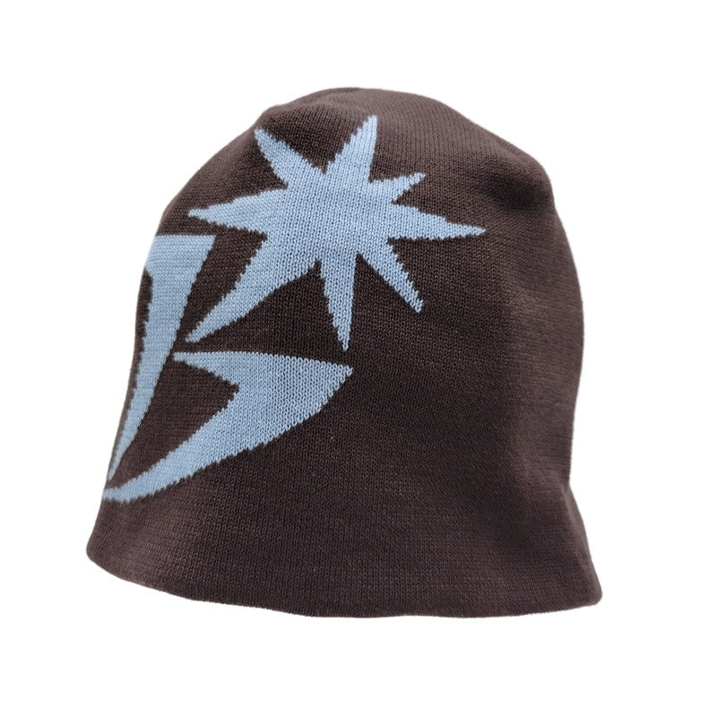 【中古品】【メンズ/レディース】 BOTT ボット B LOGO SKULL CAP BEANIE Bロゴ スカル キャップ ビーニー ニット帽 帽子 185-260814-as-11-izu サイズ：F カラー：ブラウン 万代Net店