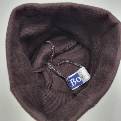 【中古品】【メンズ/レディース】 BOTT ボット B LOGO SKULL CAP BEANIE Bロゴ スカル キャップ ビーニー ニット帽 帽子 185-260814-as-11-izu サイズ：F カラー：ブラウン 万代Net店