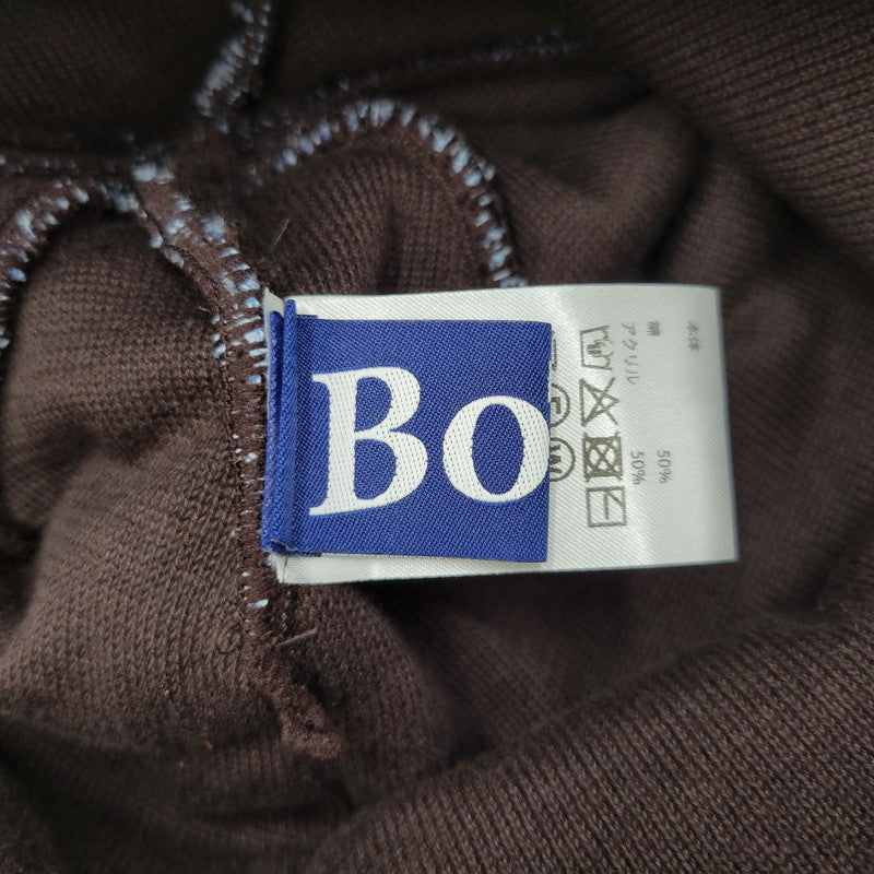 【中古品】【メンズ/レディース】 BOTT ボット B LOGO SKULL CAP BEANIE Bロゴ スカル キャップ ビーニー ニット帽 帽子 185-260814-as-11-izu サイズ：F カラー：ブラウン 万代Net店