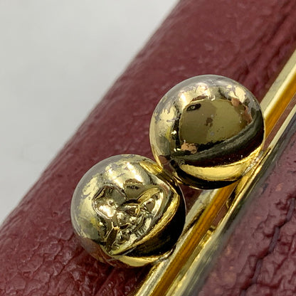 【中古品】【レディース】 VIVIENNE WESTWOOD ヴィヴィアンウエストウッド EXECUTIVE エグゼクティブ 3つ折り がま口 ウォレット 財布 200-260818-ya-17-izu カラー：レッド 万代Net店