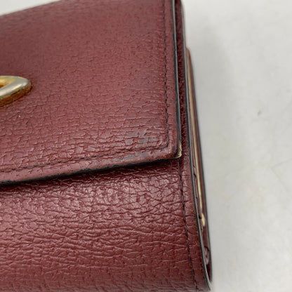 【中古品】【レディース】 VIVIENNE WESTWOOD ヴィヴィアンウエストウッド EXECUTIVE エグゼクティブ 3つ折り がま口 ウォレット 財布 200-260818-ya-17-izu カラー：レッド 万代Net店
