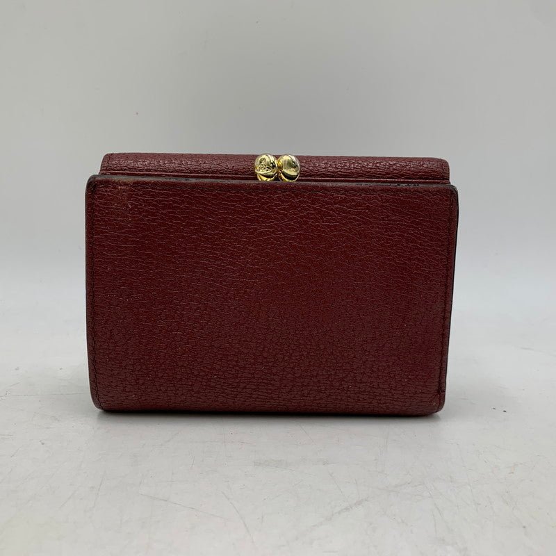 【中古品】【レディース】 VIVIENNE WESTWOOD ヴィヴィアンウエストウッド EXECUTIVE エグゼクティブ 3つ折り がま口 ウォレット 財布 200-260818-ya-17-izu カラー：レッド 万代Net店