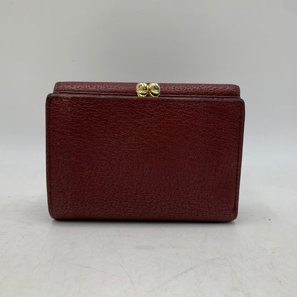 【中古品】【レディース】 VIVIENNE WESTWOOD ヴィヴィアンウエストウッド EXECUTIVE エグゼクティブ 3つ折り がま口 ウォレット 財布 200-260818-ya-17-izu カラー：レッド 万代Net店