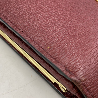 【中古品】【レディース】 VIVIENNE WESTWOOD ヴィヴィアンウエストウッド EXECUTIVE エグゼクティブ 3つ折り がま口 ウォレット 財布 200-260818-ya-17-izu カラー：レッド 万代Net店