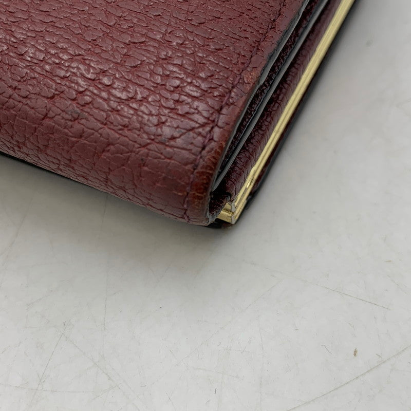 【中古品】【レディース】 VIVIENNE WESTWOOD ヴィヴィアンウエストウッド EXECUTIVE エグゼクティブ 3つ折り がま口 ウォレット 財布 200-260818-ya-17-izu カラー：レッド 万代Net店