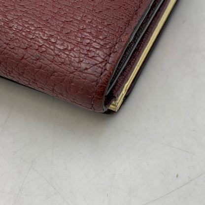【中古品】【レディース】 VIVIENNE WESTWOOD ヴィヴィアンウエストウッド EXECUTIVE エグゼクティブ 3つ折り がま口 ウォレット 財布 200-260818-ya-17-izu カラー：レッド 万代Net店