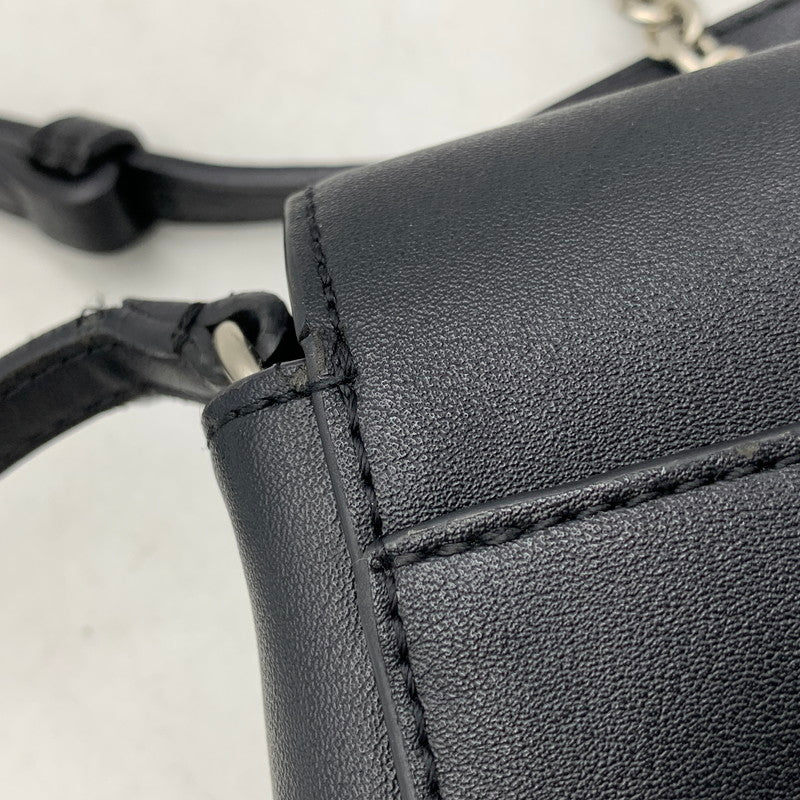 【中古品】【レディース】 CALVIN KLEIN カルバン クライン CHAIN SHOULDER BAG チェーン ショルダ－ バッグ カバン 鞄 188-260818-ya-19-izu カラー：ブラック 万代Net店