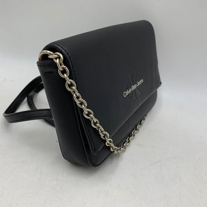 【中古品】【レディース】 CALVIN KLEIN カルバン クライン CHAIN SHOULDER BAG チェーン ショルダ－ バッグ カバン 鞄 188-260818-ya-19-izu カラー：ブラック 万代Net店