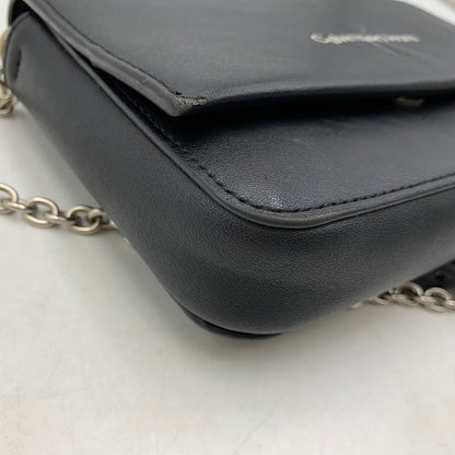【中古品】【レディース】 CALVIN KLEIN カルバン クライン CHAIN SHOULDER BAG チェーン ショルダ－ バッグ カバン 鞄 188-260818-ya-19-izu カラー：ブラック 万代Net店