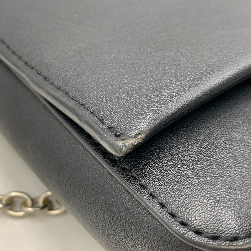 【中古品】【レディース】 CALVIN KLEIN カルバン クライン CHAIN SHOULDER BAG チェーン ショルダ－ バッグ カバン 鞄 188-260818-ya-19-izu カラー：ブラック 万代Net店