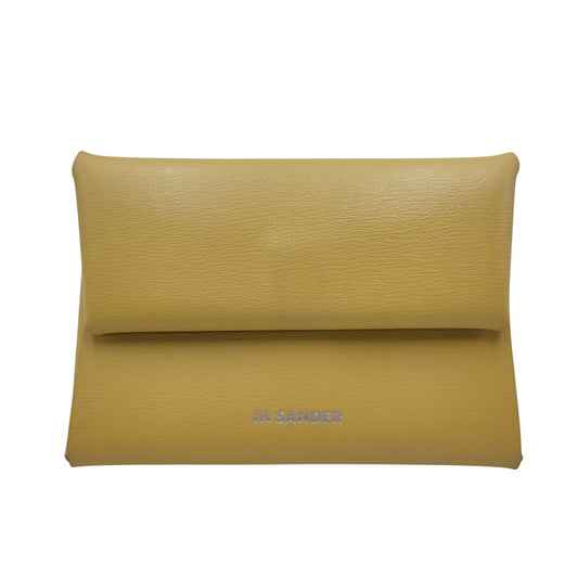 【中古品】【メンズ/レディース】 JIL SANDER ジルサンダー FOLDED COIN PURSE フォールデッド コイン パース ケース 200-260809-as-11-izu カラー：イエロー 万代Net店