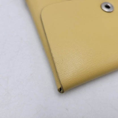 【中古品】【メンズ/レディース】 JIL SANDER ジルサンダー FOLDED COIN PURSE フォールデッド コイン パース ケース 200-260809-as-11-izu カラー：イエロー 万代Net店