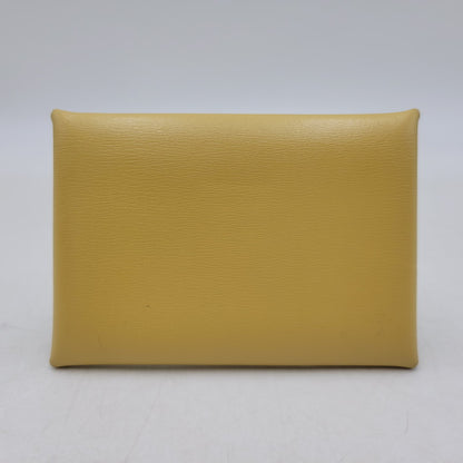 【中古品】【メンズ/レディース】 JIL SANDER ジルサンダー FOLDED COIN PURSE フォールデッド コイン パース ケース 200-260809-as-11-izu カラー：イエロー 万代Net店