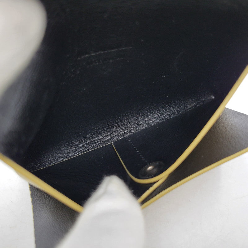 【中古品】【メンズ/レディース】 JIL SANDER ジルサンダー FOLDED COIN PURSE フォールデッド コイン パース ケース 200-260809-as-11-izu カラー：イエロー 万代Net店