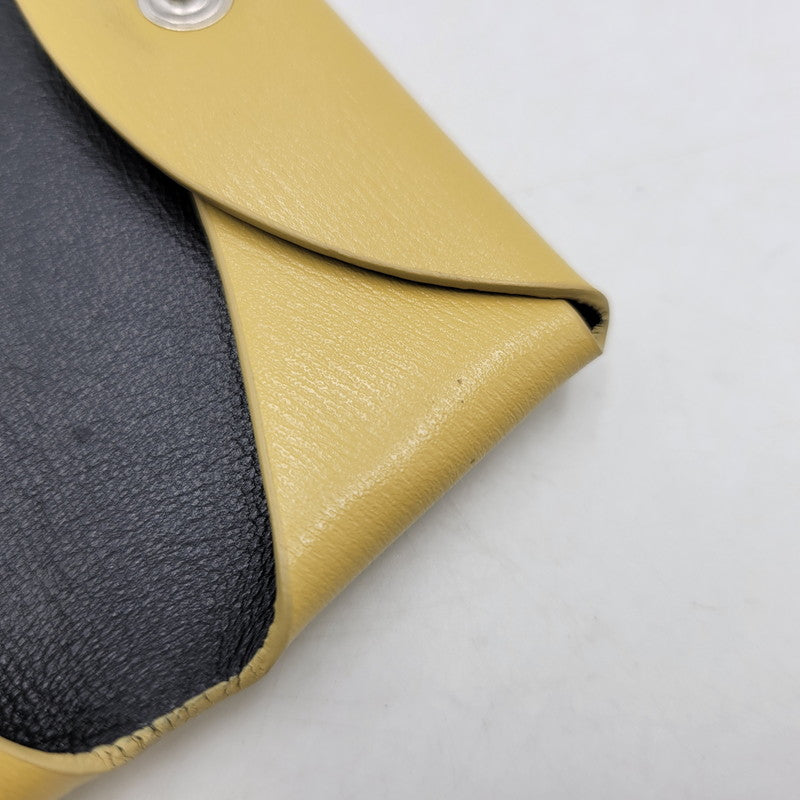 【中古品】【メンズ/レディース】 JIL SANDER ジルサンダー FOLDED COIN PURSE フォールデッド コイン パース ケース 200-260809-as-11-izu カラー：イエロー 万代Net店