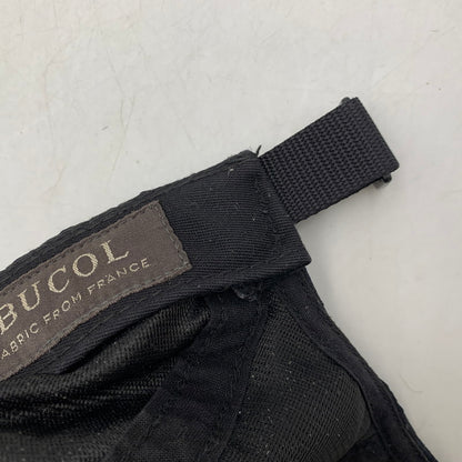 【中古品】【メンズ/レディース】 SUPREME シュプリーム × BUCOL ブコル 17FW RAW SILK CAMP CAP ロウ シルク キャンプ キャップ 帽子 185-260809-ya-07-izu サイズ：F カラー：ブラック 万代Net店