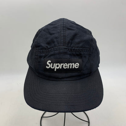 【中古品】【メンズ/レディース】 SUPREME シュプリーム × BUCOL ブコル 17FW RAW SILK CAMP CAP ロウ シルク キャンプ キャップ 帽子 185-260809-ya-07-izu サイズ：F カラー：ブラック 万代Net店