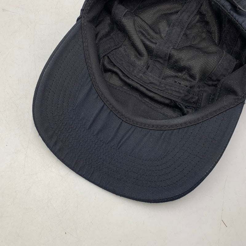 【中古品】【メンズ/レディース】 SUPREME シュプリーム × BUCOL ブコル 17FW RAW SILK CAMP CAP ロウ シルク キャンプ キャップ 帽子 185-260809-ya-07-izu サイズ：F カラー：ブラック 万代Net店