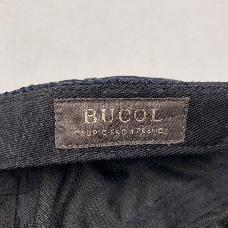 【中古品】【メンズ/レディース】 SUPREME シュプリーム × BUCOL ブコル 17FW RAW SILK CAMP CAP ロウ シルク キャンプ キャップ 帽子 185-260809-ya-07-izu サイズ：F カラー：ブラック 万代Net店
