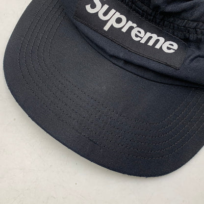 【中古品】【メンズ/レディース】 SUPREME シュプリーム × BUCOL ブコル 17FW RAW SILK CAMP CAP ロウ シルク キャンプ キャップ 帽子 185-260809-ya-07-izu サイズ：F カラー：ブラック 万代Net店