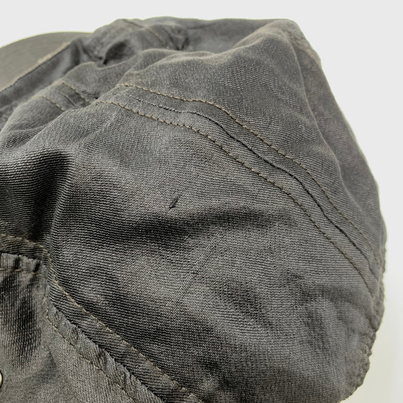 【中古品】【メンズ/レディース】 SUPREME シュプリーム × BUCOL ブコル 17FW RAW SILK CAMP CAP ロウ シルク キャンプ キャップ 帽子 185-260809-ya-07-izu サイズ：F カラー：ブラック 万代Net店